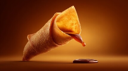 golden-brown wrapper