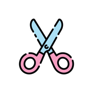 Open Scissors Icon