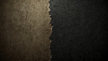 Creative composition of black wall with hole in it - Generative AI