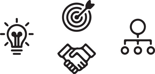 Focus and Target Achievement Icons.