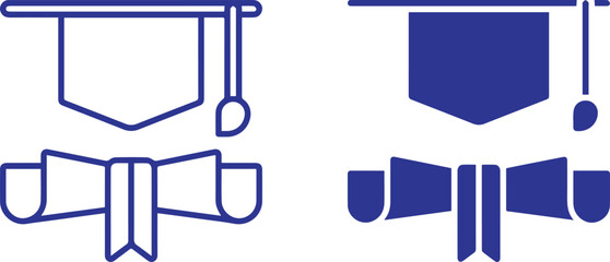 academic cap, mortar board, diploma, certificates, scroll, graduation, education, academic degree