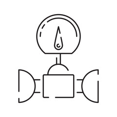 Industrial Pipeline System with Valves and Connectors