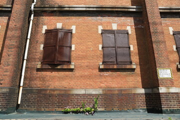 レンガ造りの家