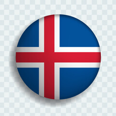 Obraz premium Iceland round ball