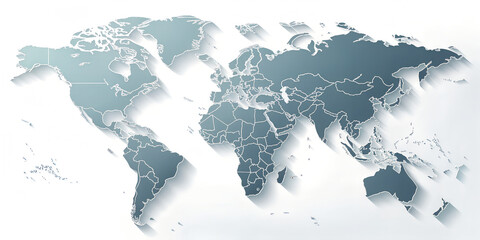 Global Perspective: A stylized, three-dimensional representation of the Earth, showcasing the interconnectedness of continents and oceans, inviting a sense of global awareness.