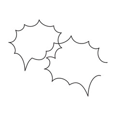 Simple Speech Bubbles for Communication and Dialogue. One line and a continuous line icon
