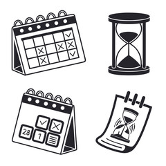 Time management icons © Jannati