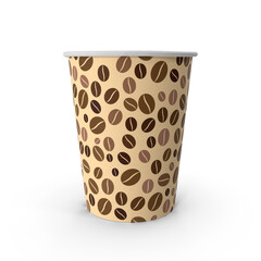 Empty 4oz disposable Coffee Takeout Cup