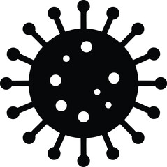 Rotavirus silhouette vector art Illustration