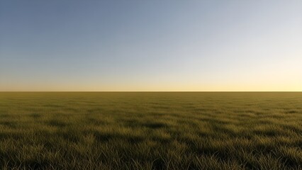 Golden Field at Dusk