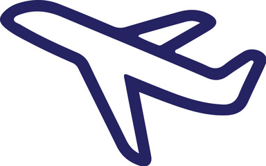 Airplane icon simple icon. Vector ICON all icon Viktor