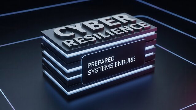 Cyber Resilience Prepared Systems Endure Digital Concept