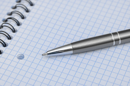 Handwritten personal journal, pen in notebook