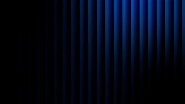 4k video blue abstract light glass gradient effect on a black dynamic background atmospheric futuristic pattern liquid glow soft waves layers luminos curtain design