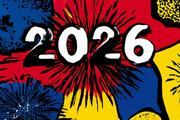 best wishes for 2026 new year illustration