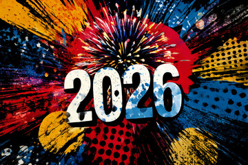 best wishes for 2026 new year illustration