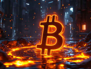 burning dollar symbol