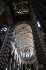 Inside the Cath&eacute;drale Notre-Dame de Rouen - Rouen - Seine-Maritime - Normandie - France