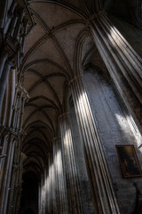 Inside the Cath&eacute;drale Notre-Dame de Rouen - Rouen - Seine-Maritime - Normandie - France