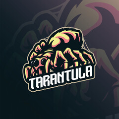 Tarantula mascot logo design vector. Tarantula illustration for sport and esport team.