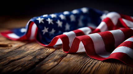 Explore vibrant hues of patriotic flag and symbolic significance, red white blue colors, national pride, freedom representation, with copy space