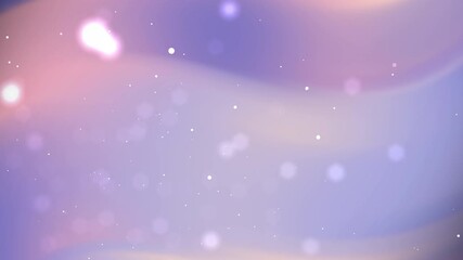 Soft pastel gradient background with glowing bokeh particles in purple, pink, and blue tones. Elegant and dreamy abstract backdrop perfect for presentations, branding, websites, wallpapers, - Powered by Adobe