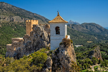 Fototapeta premium Guadalest, Spain. Tourist Attraction. Travel
