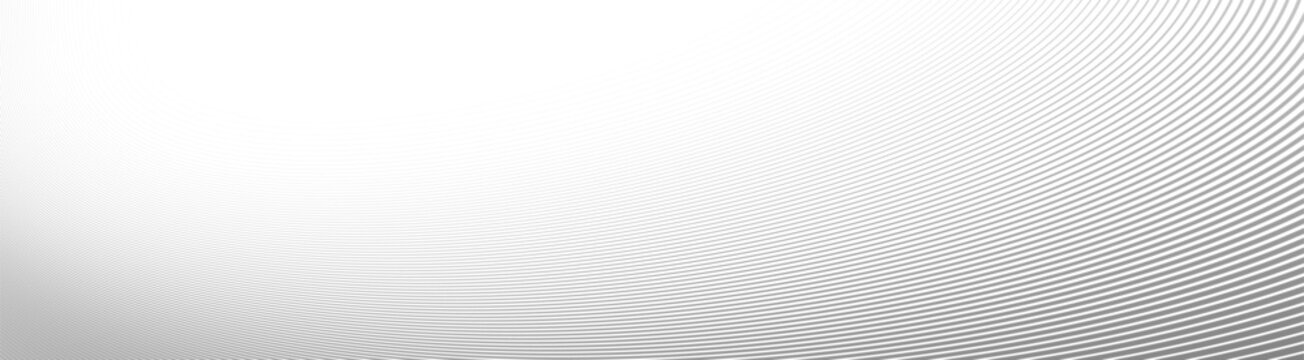 Light grey lines in 3D perspective vector abstract background, dynamic linear minimal design, wave lied pattern in dimensional and movement.