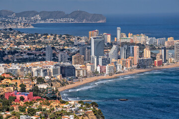 Calp, Alicante. Spain. Spanish Beach Resort. Travel and tourism in the paradise Spanish cities