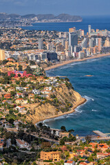 Calp, Alicante. Spain. Spanish Beach Resort. Travel and tourism in the paradise Spanish cities