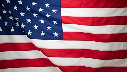Obraz premium Waving United States of America Flag, a symbol of freedom and democracy