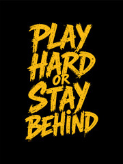 Hustle Mindset Motivational Typography Quote Design