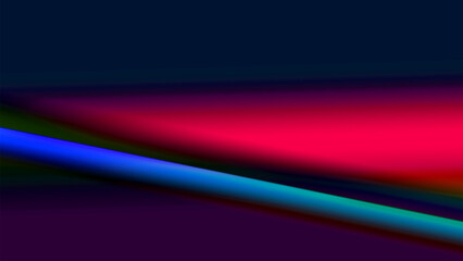Naklejka premium Abstract light lines on vibrant gradient fluid background. Blurred pattern colorful. Backdrop design
