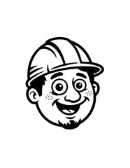 builder . simple illustration graphic doodle black design