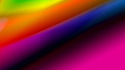 Abstract light lines on vibrant gradient fluid background. Blurred pattern colorful. Backdrop design