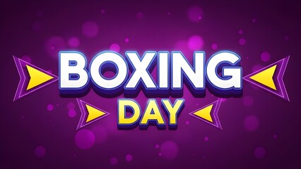 Celebrating Boxing Day with vibrant graphics and festive atmosphere