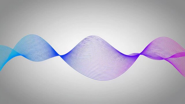 Dynamic digital waveform animation featuring vibrant colors and flowing lines, ideal for modern design projects and tech-related visual presentations.