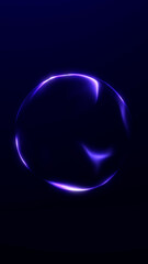 Purple glowing plasma orb with liquid energy surface. Abstract futuristic sphere suitable for digital backgrounds, sci-fi design and modern visual projects.