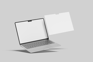 Laptop Screen Website blank