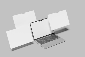 Laptop Screen Website blank