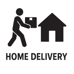 home delivery trader silhouette.eps