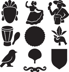 Symbols del Carnival de Barranquilla.eps