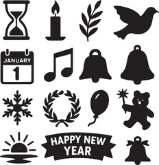 Traditional New Year Symbols Set1.eps
