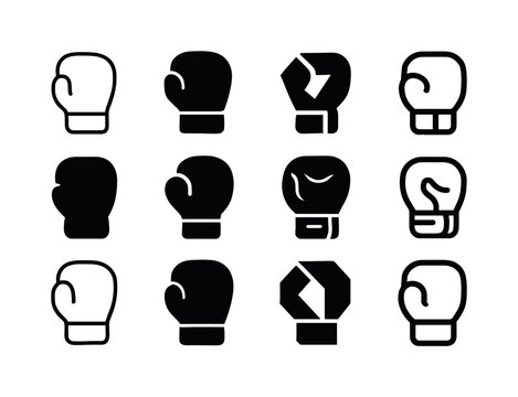 Body Combat Icons. body combat. Icon set. Set Logo of body comba