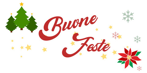 scritta auguri buone feste natale capodanno felice e buon anno nuovo