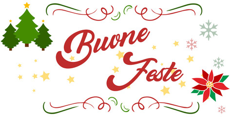 scritta auguri buone feste natale capodanno felice e buon anno nuovo
