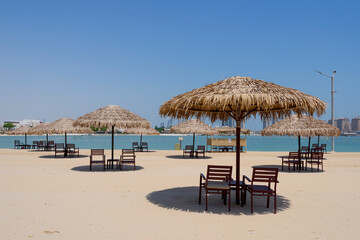 Katara Beach in Qatar, The Middle East