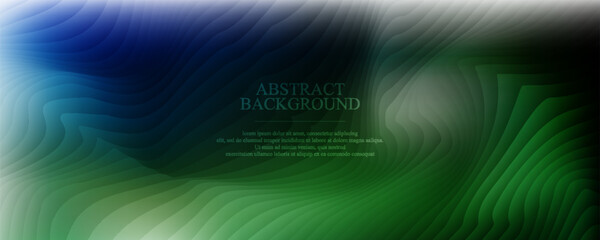 Glass gradient texture with teal and navy ripple pattern and smooth light distortion. Wavy abstract flow, futuristic blur effect, reeded vertical displacement.