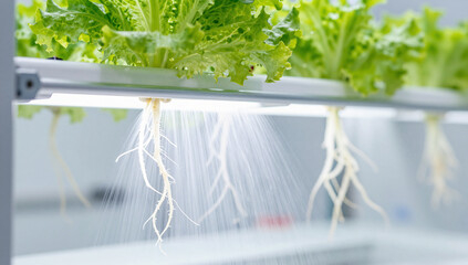 Vertical Farming Aeroponics Roots