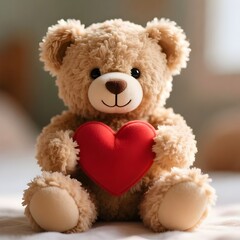Obraz premium Teddy Bear, A Heartfelt Gift of Love